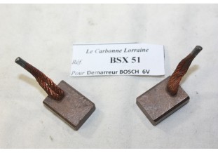 CHARBONS BSX 51 POUR DEMARREUR BOSCH NEUF...POUR FORD DKW DAF OPEL