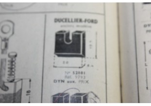 CHARBONS 9793 POUR DYNAMOS DUCELLIER-FORD...POUR FORD A AA AF BF ANF B AN