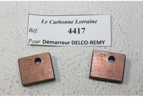 CHARBONS 4417 POUR DEMARREURS DELCO-REMY...POUR GMC CHEVROLET BUICK