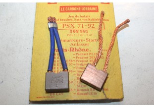 CHARBONS PSX 71-92 POUR DEMARREUR PARIS RHONE...PL17 203 403 404 FL...
