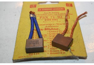 CHARBONS PSX 71-92 POUR DEMARREUR PARIS RHONE...PL17 203 403 404 FL...