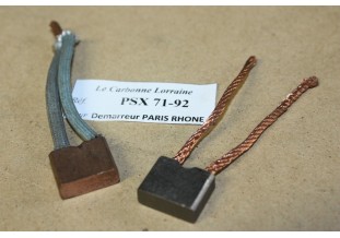 CHARBONS PSX 71-92 POUR DEMARREUR PARIS RHONE...PL17 203 403 404 FL...