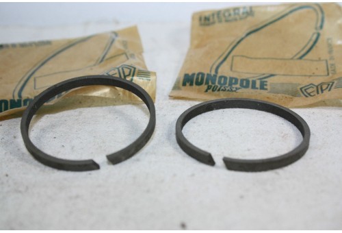 JEU DE 2 SEGMENTS MOTEUR D/39mm x 3mm FLOQUET MONOPOLE...MOTOS SCOOTERS CYCLOMOTEURS DIVERS