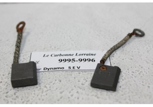 CHARBONS 9995/9996 POUR DYNAMOS SEV...POUR AUTOS ANCIENNES PEUGEOT DELAHAYE