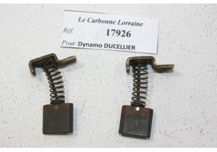 CHARBONS 17926 POUR DYNAMOS DUCELLIER...POUR AUTOS ANCIENNES