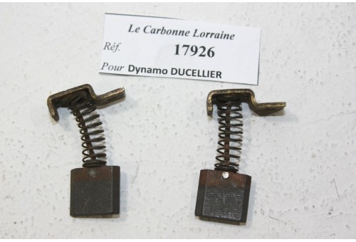 CHARBONS 17926 POUR DYNAMOS DUCELLIER...POUR AUTOS ANCIENNES