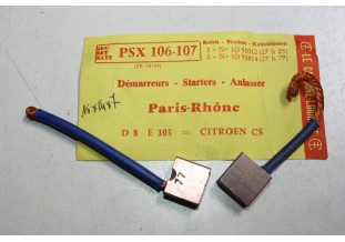CHARBONS PSX 106-107 POUR DEMARREUR 12V PARIS RHONE...POUR CITROEN GS GSA GX