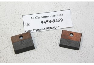 CHARBONS 9458/9459 POUR DYNAMOS RENAULT...POUR RENAULT JUVAQUATRE -...