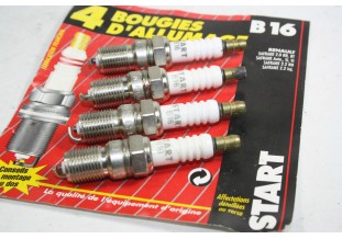 JEU DE 4  BOUGIES START B16...RENAULT SAFRANE R5 ALPINE A310 CITROEN PEUGEOT