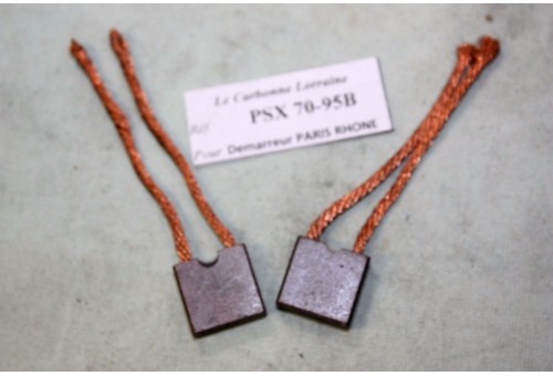 CHARBONS PSX 70-95B POUR DEMARREUR PARIS RHONE...ID/DS 403 404 504 ...
