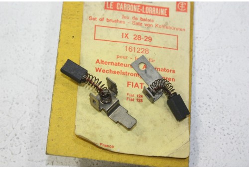 CHARBONS IX 28-29 POUR ALTERNATEUR FIAT...POUR FIAT DINO 124 125