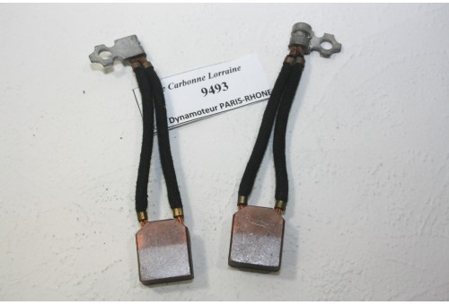 CHARBONS 9493 POUR DYNAMOTEUR/DEMARREUR PARIS RHONE...POUR CAMIONS ANCIENS