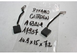 CHARBONS CX 4  POUR DYNAMOS 6V CITROEN...CITROEN 2CV A AZ AZU