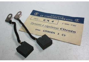 CHARBONS CX 4  POUR DYNAMOS 6V CITROEN...CITROEN 2CV A AZ AZU