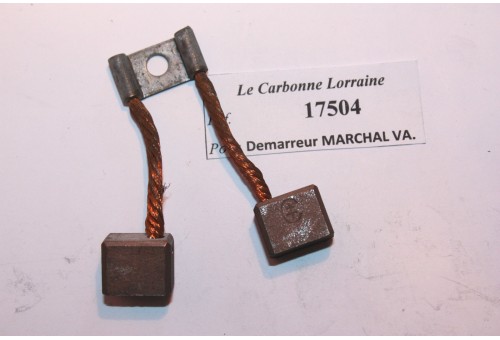CHARBON 17504 POUR DEMARREURS MARCHAL-VAUCANSON...POUR TALBOT DELAHAYE MATHIS