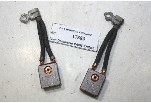 CHARBONS 17883 POUR DEMARREUR PARIS RHONE...POUR BERLIET PANHARD CHAUSSON SOMUA