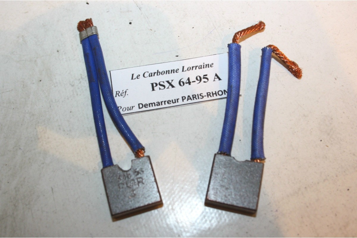CHARBONS PSX 64-95A POUR DEMARREUR PARIS RHONE...POUR RENAULT R15 R...