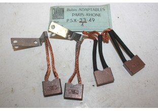 CHARBONS PSX 33-49 POUR DEMARREUR PARIS RHONE...POUR PEUGEOT 403 TR...