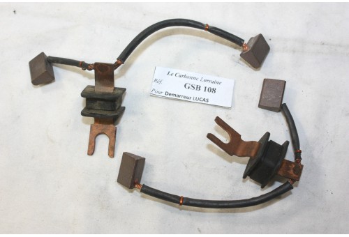 CHARBONS GSB 108 POUR DEMARREURS LUCAS...POUR MG TRIUMPH TR3 TR4 TR...