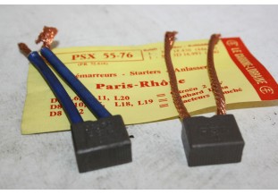 CHARBONS PSX 55-76 POUR DEMARREUR PARIS RHONE...2CV AMI6 DYANE R4 D...