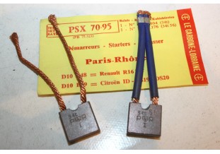 CHARBONS PSX 70-95 POUR DEMARREUR PARIS RHONE...ID DS 403 404 504 R...