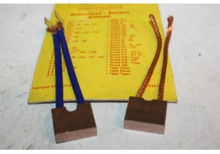 CHARBONS PSX 115-116 POUR DEMARREUR PARIS RHONE...ID DS R4 R5 R6 R12 R16 R17 FUEGO SAMBA HORIZON TAGORA