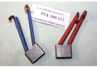 CHARBONS PSX 100-111 POUR DEMARREUR 12V PARIS RHONE...CITROEN RENAU...