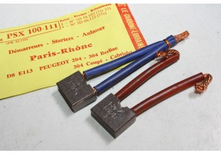 CHARBONS PSX 100-111 POUR DEMARREUR 12V PARIS RHONE...CITROEN RENAU...