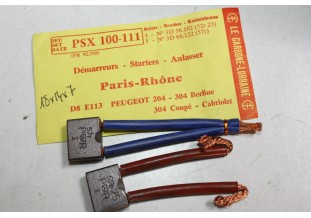 CHARBONS PSX 100-111 POUR DEMARREUR 12V PARIS RHONE...CITROEN RENAU...
