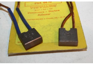 CHARBONS PSX 64-70 POUR DEMARREURS PARIS RHONE...ID DS 403 404 504 ...
