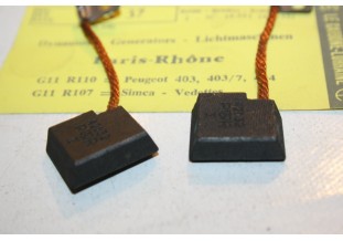 CHARBONS PX 37 POUR DYNAMO 12V PARIS RHONE...PEUGEOT 403 403/7 404 ...