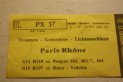 CHARBONS PX 37 POUR DYNAMO 12V PARIS RHONE...PEUGEOT 403 403/7 404 ...