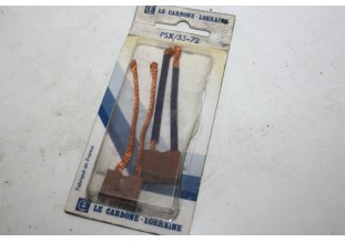 CHARBONS PSX 33-72 POUR DEMARREUR PARIS RHONE..CITROEN 2CV 3CV DS 19 ID 19
