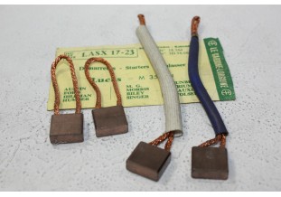 CHARBONS LASX 17-23 POUR DEMARREUR LUCAS...AUSTIN FORD SUNBEAM TRIU...