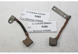 CHARBONS 9405/9406 POUR DEMARREUR 6V CITROEN...POUR CITROEN TRACTIO...