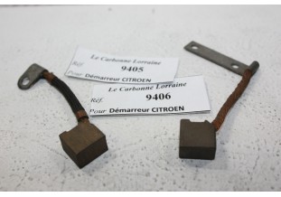 CHARBONS 9405/9406 POUR DEMARREUR 6V CITROEN...POUR CITROEN TRACTIO...