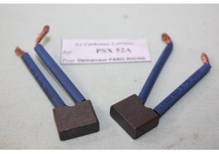CHARBONS PSX 52A POUR DEMARREUR PARIS RHONE..CITROEN 2CV 3CV DS 19 ...