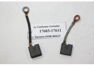 CHARBONS 17603/17611 POUR DYNAMOS DYNE-BAILLY...POUR TALBOT DELAHAY...