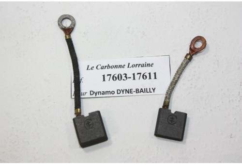 CHARBONS 17603/17611 POUR DYNAMOS DYNE-BAILLY...POUR TALBOT DELAHAY...