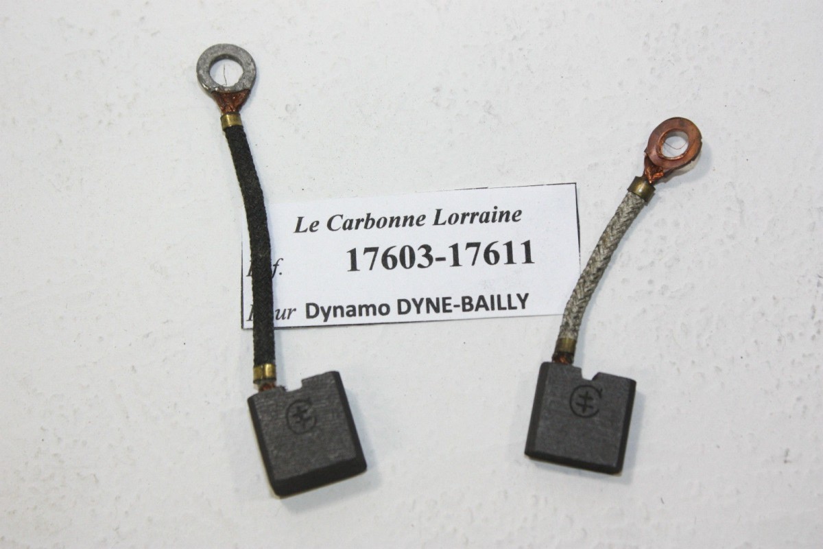 CHARBONS 17603/17611 POUR DYNAMOS DYNE-BAILLY...POUR TALBOT DELAHAY...