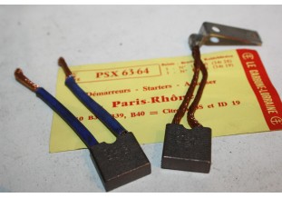 CHARBONS PSX 63-64 POUR DEMARREURS 12V PARIS RHONE...CITROEN DS19 I...
