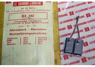 CHARBONS BX 162 POUR ALTERNATEURS BOSCH...POUR ALFA BMW MERCEDES OP...
