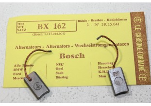 CHARBONS BX 162 POUR ALTERNATEURS BOSCH...POUR ALFA BMW MERCEDES OP...