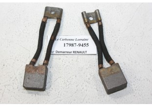 CHARBONS 9455/1 POUR DEMARREURS RENAULT...POUR RENAULT DIVERS AVANT...