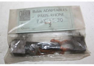 CHARBONS PSX 55-30 POUR DEMARREUR 12v PARIS RHONE...CITROEN 2CV PAN...