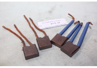 CHARBONS PSX 28 POUR DEMARREUR 12V PARIS RHONE...PEUGEOT 305 RENAUL...