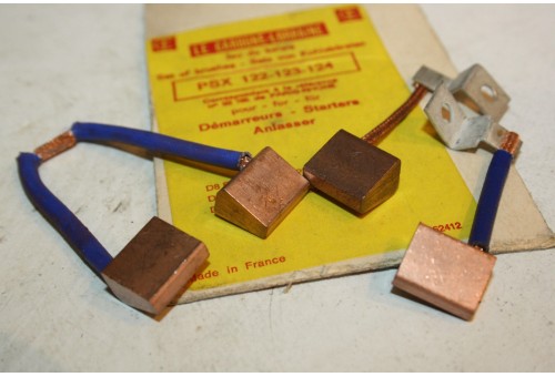 CHARBONS PSX 122-123-124 POUR DEMARREUR PARIS RHONE...POUR CITROEN ...