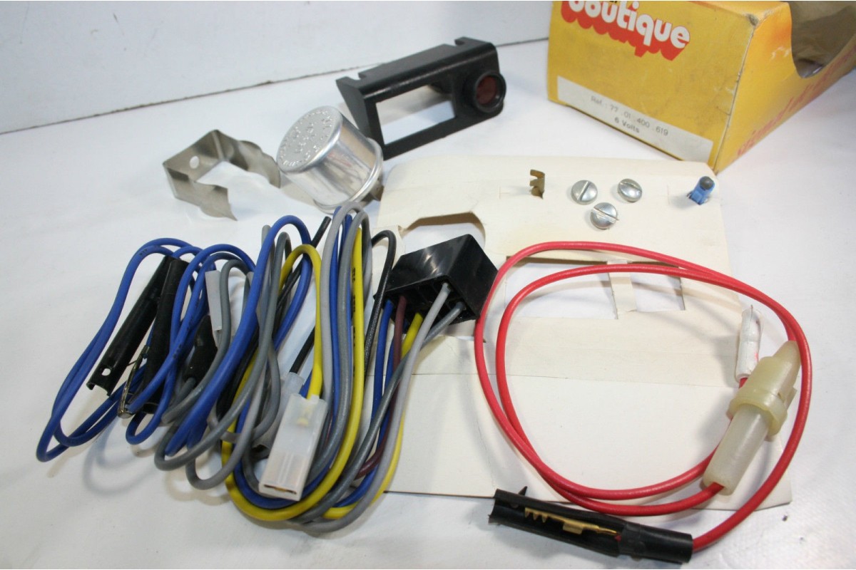 KIT WARNING 6V RENAULT 77 01 400 619...RENAULT R3 R4 1ER MODELE 4CV...