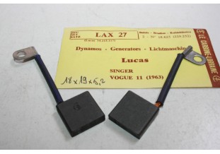 CHARBONS LAX 27 POUR DYNAMOS LUCAS...POUR SINGER VOGUE 11 - Tracaut...