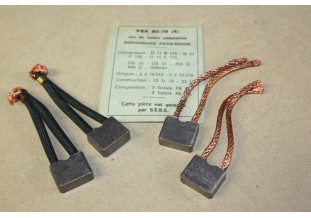 CHARBONS PSX 80-79 POUR DEMARREUR PARIS RHONE...DS19/DS21 403/404 D...